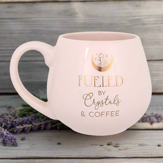 Crystals and Coffee Rounded Mug - Water Moon Shop