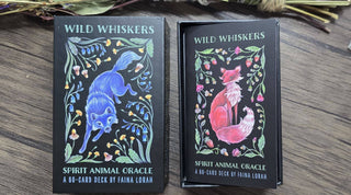 Wild Whiskers Oracle Deck - Spirit Animal Oracle Cards - Water Moon Shop